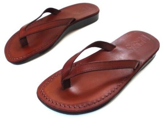 leather jesus sandals womens
