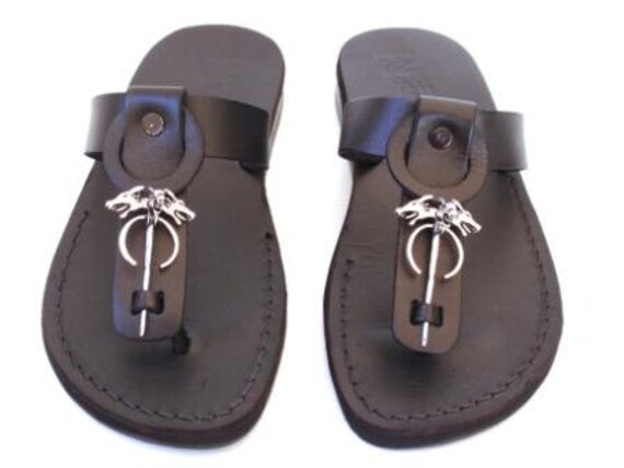 mens leather sandals sale