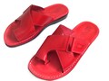 Red Leather Ladies' Sandals, Handmade  Greek style Spartan Sandals for Men and Women, Summer Beach Sandals, Jesus Roman Sandals BROOKLYN product logo