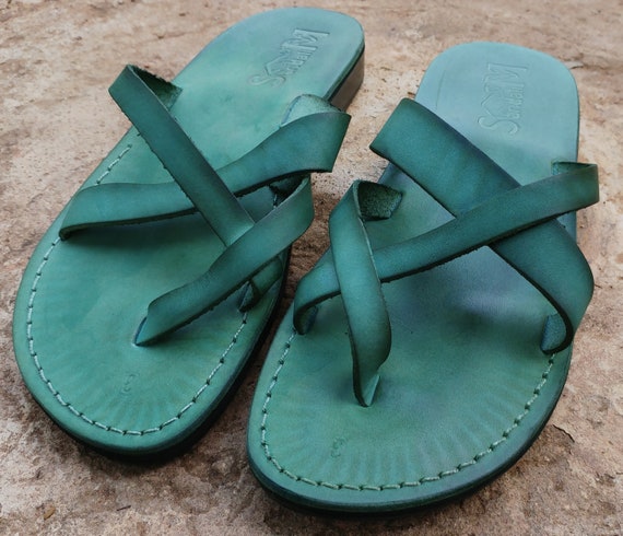Ladies sales teal sandals