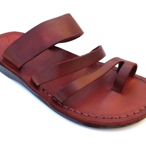 Black Leather Sandals for Men and Women, Handmade Greek Summer Sandals ...