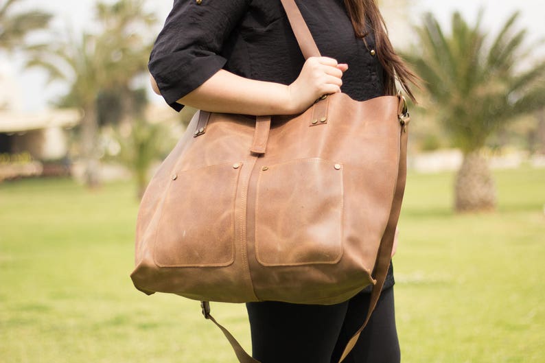 Leather Tote Woman FREE EXPRESS SHIPMENT Large Leather Tote Leather Tote Bag Tote Bag Leather Leather Tote Tote bag