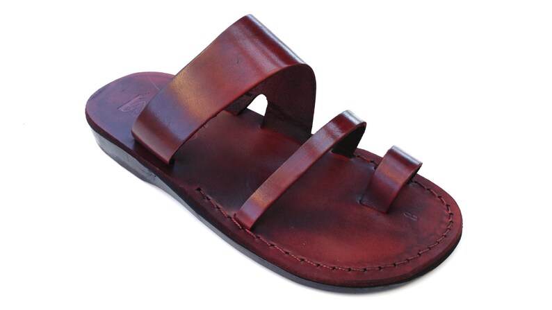 Men Jesus Leather Summer Sandals Black Elegant Strappy Men | Etsy