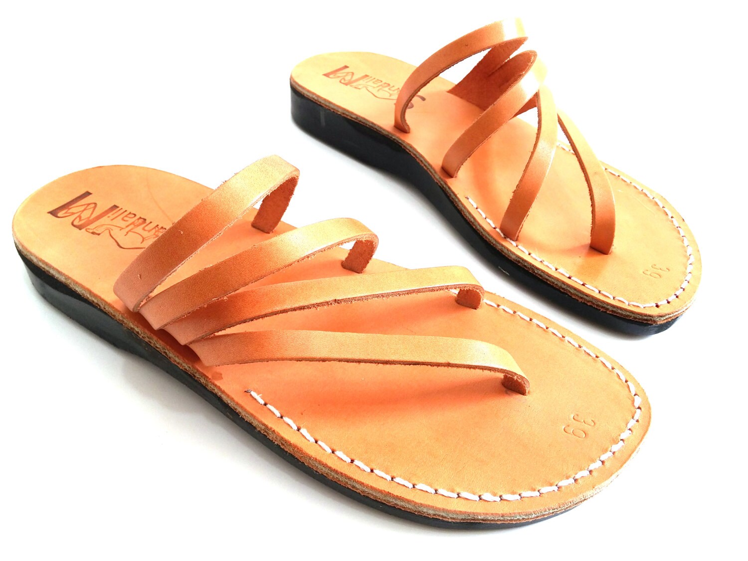 Violet Summer Beach Sandals Women's Flip Flops Handmade | Etsy
