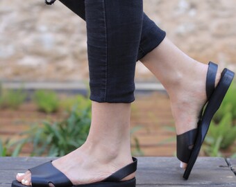 AUSVERKAUF! Neue Handgefertigte Leder Sandalen Männer Frauen Riemen Flip Flops Flats Slides Hausschuhe Jesus Biblisch Farbig Schuhe Designer