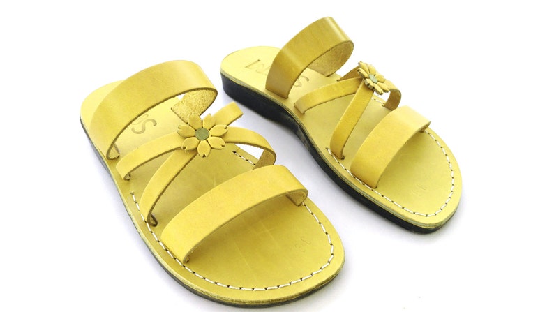 Leather Sandals IRIS Womens Shoes Jesus Sandals Flip | Etsy