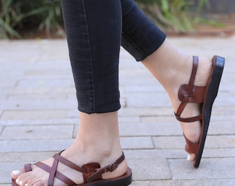 AUSVERKAUF! Neue Handgefertigte Leder Sandalen Männer Frauen Riemen Flip Flops Flats Slides Hausschuhe Jesus Biblisch Farbig Schuhe Designer