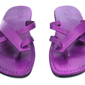 Women&#39;s Leather Sandals, Classic Summer Everyday Shoes for Women, Ladies&#39; Unique Flats Flip Flops for Comfort Walking, PRINCESS