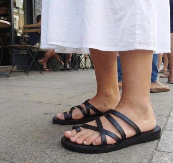 black comfortable dress sandals Chenyee Open Toe Sandals for Women Comfortable Back Strap Orthopedic Dress Sandal Casual Walking Wedge Slingback Flip Flops Black Size 8, Women's