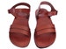 Brown Leather Buckle Sandals for Women, Comfortable Ladies' Classic Biblical Jesus Spartan Greek Style Everyday Shoes, DAFNA 