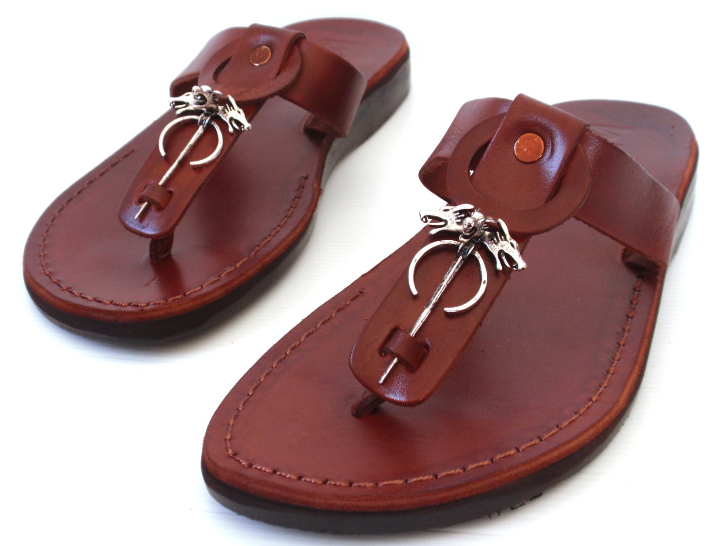 SALE New Leather Sandals GAME of THRONES Shoes Flip Flops - Etsy India