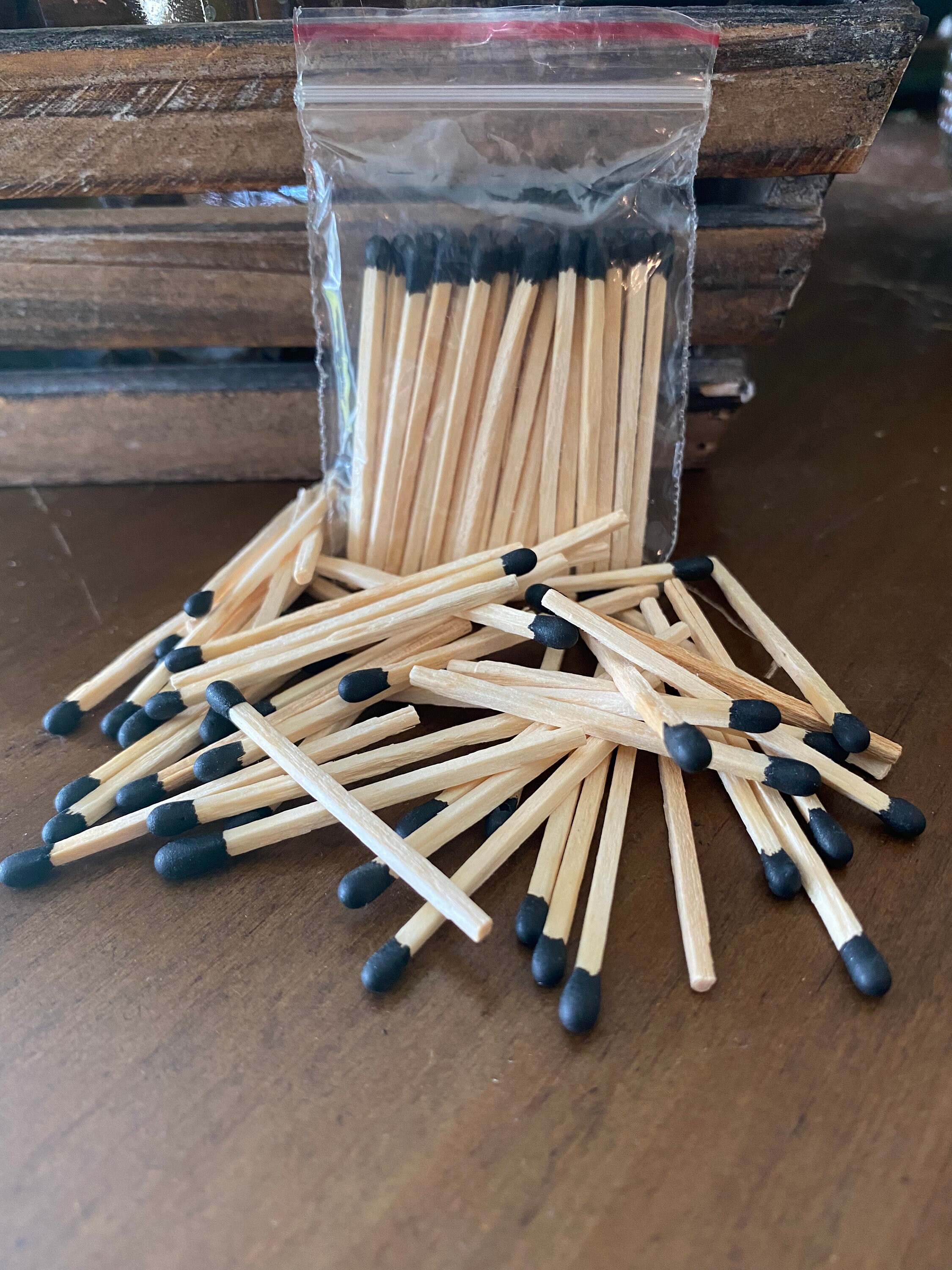 Candle & Color Tipped Matches Gift Set Mason Jar Candle Etsy