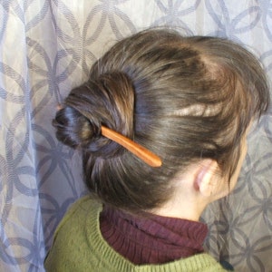 Hand-Carved Triangular Profile Rustic Hair Sticks: Crafted For Durability and Elegance