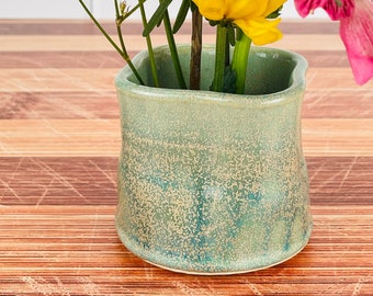 Ikebana Vase (Green Glaze)