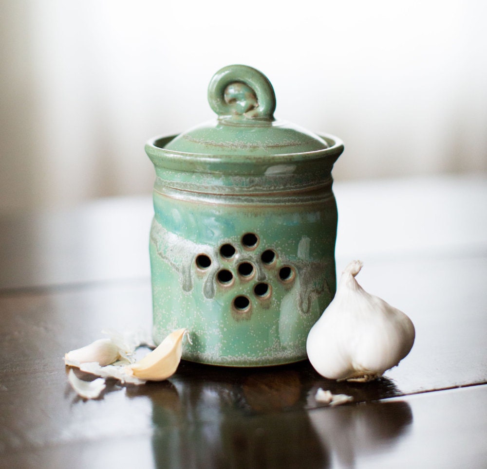 Garlic Jar Etsy