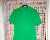 70s Green Mini Dress Oh So Retro