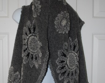 Women's Boho Gray Sweater Vest