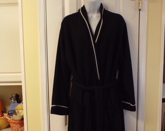 Black & White Robe, Women's Vintage Lingerie