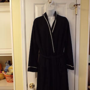 Black & White Robe, Women's Vintage Lingerie - Etsy