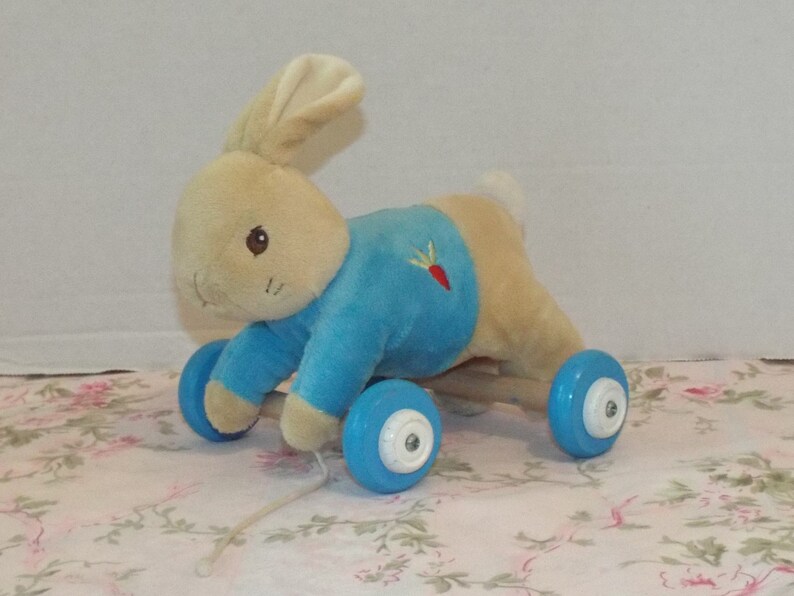 peter rabbit pull toy