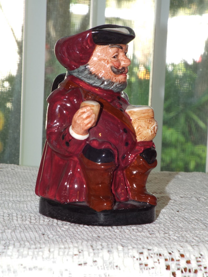 Royal Doulton Figurine Falstaff Toby Jug William Shakespeare by Royal Doulton Collectible Porcelain