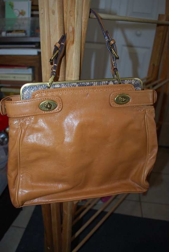 Talbots Leather Carpet Style Handbag Women's Acces