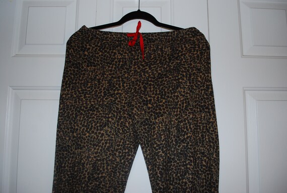 Vintage Animal Print Pajamas Anne Klein Leopard L… - image 9