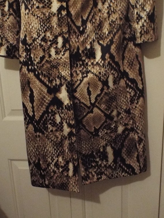 Anne Klein Jacket, Snake Print Duster - image 5