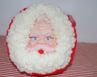 vintage Rolly Polly Santa Claus décoration de Noël faite main