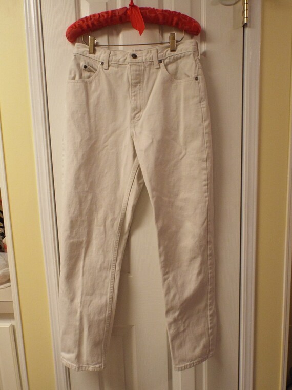lands end white jeans