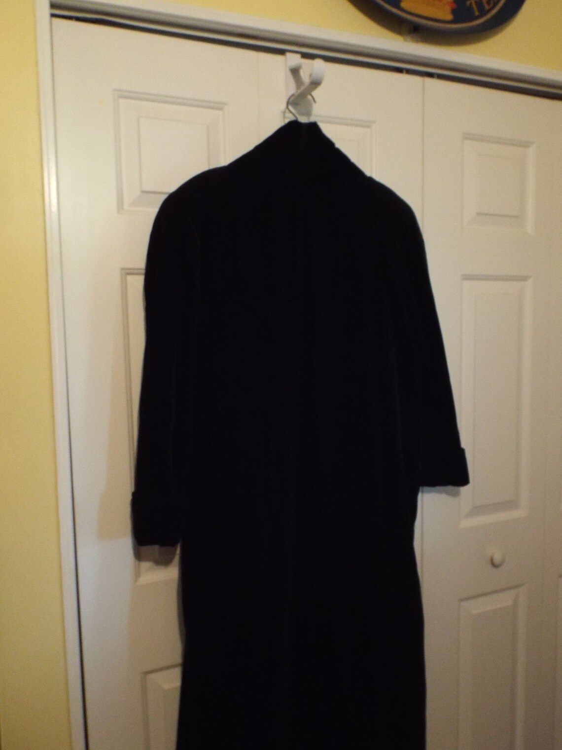 Black Opera Coat Long Black Evening Coat Women's Long Etsy