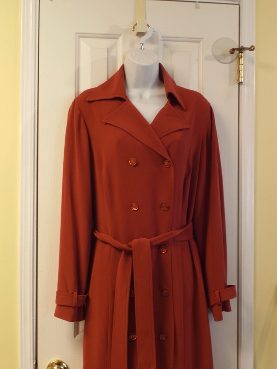 Women's Midi Dress, Dark Orange Size 12, Barrie Pl