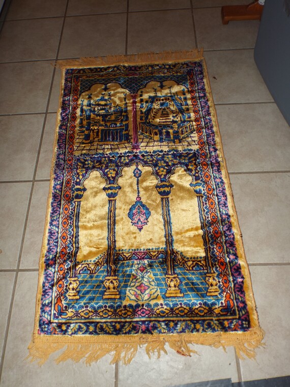 Islamic Prayer Mat Muslim Prayer Rug Prayer Mat Etsy