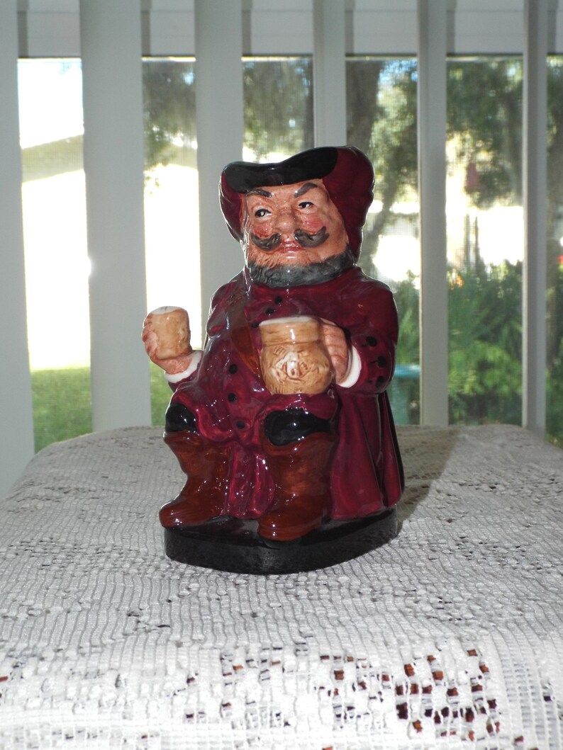 Royal Doulton Figurine Falstaff Toby Jug William Shakespeare by Royal Doulton Collectible Porcelain