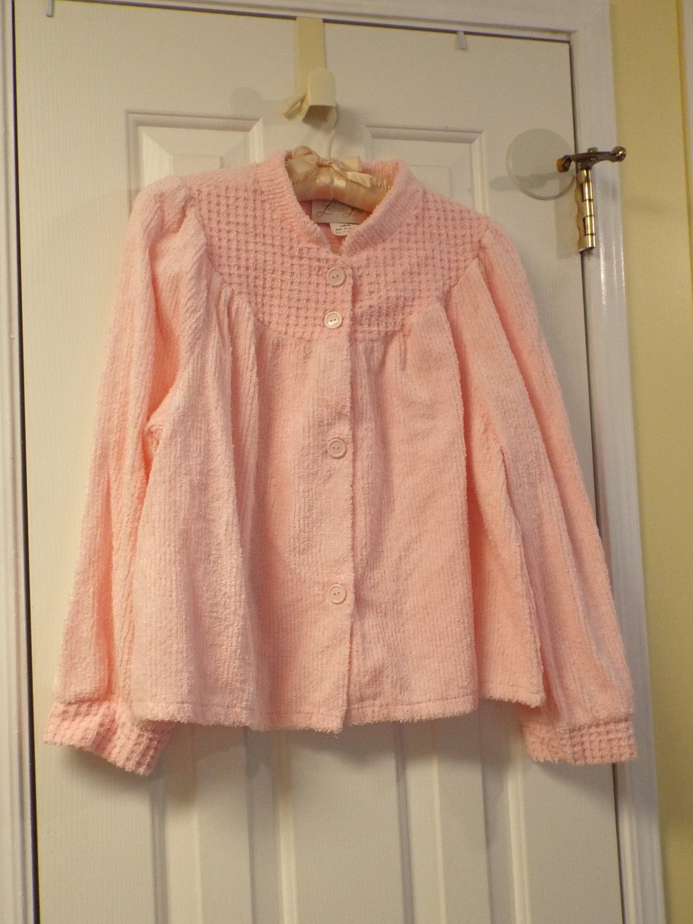terry cloth bed jacket