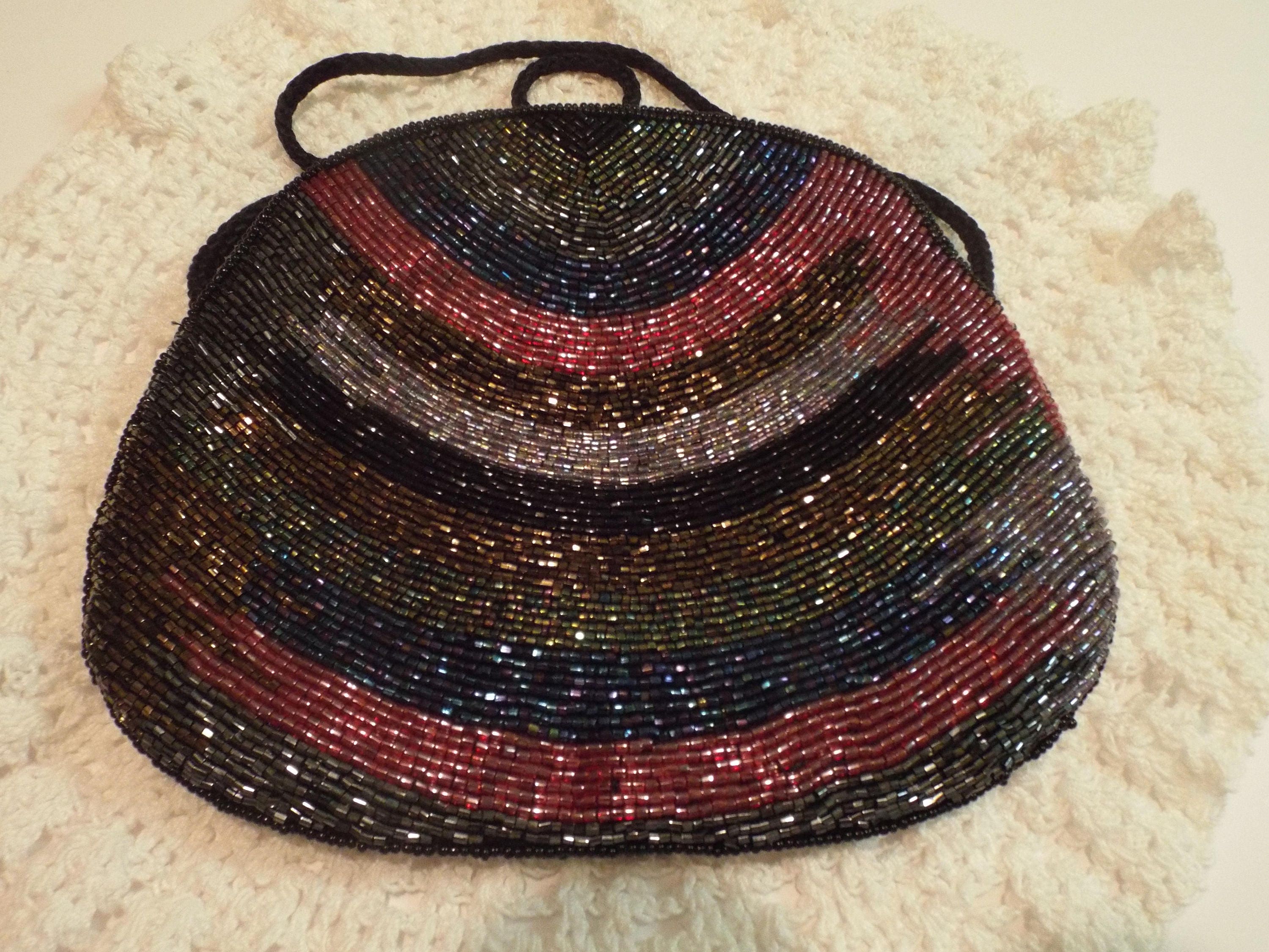 Crystal Bead Purse Evening Handbag Accessoires pour femmes Etsy