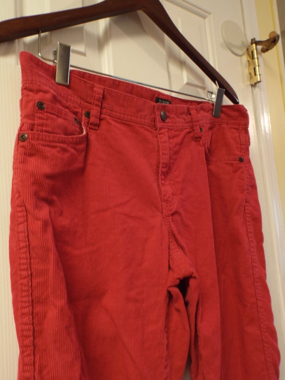 red corduroy pants womens