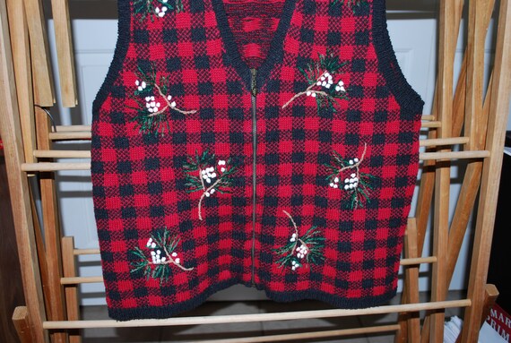 Christmas Sweater Vest Vintage Sweater Vest - image 6