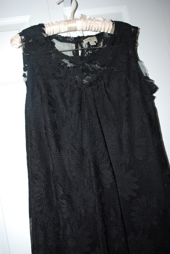 Little Black Dress With Lace Vintage Black Lace Mi