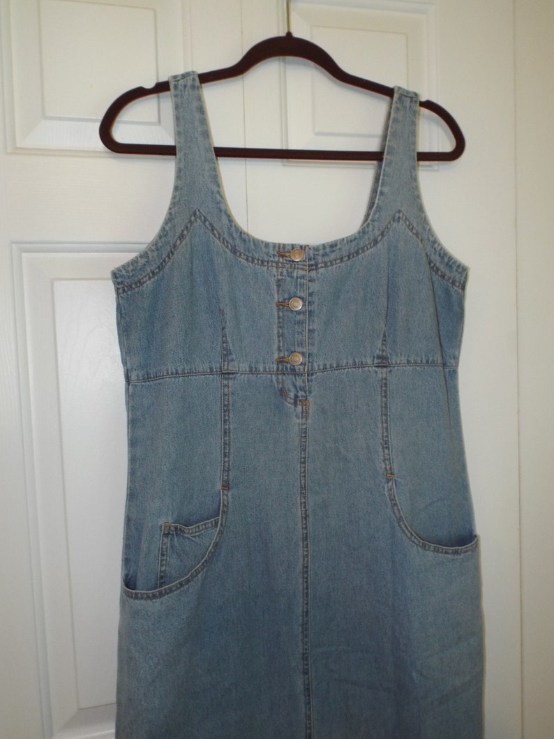 80s jean dress