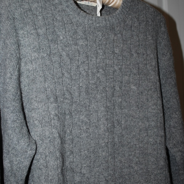 Vintage Gray J-Crew Sweater Size Med