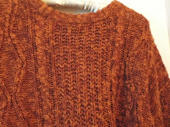 Cable Knit Banana Republic Sweater, Oversized 80s
