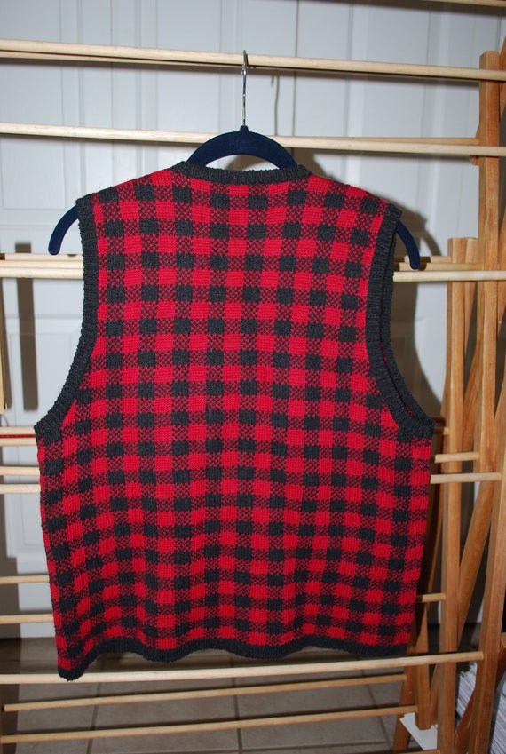 Christmas Sweater Vest Vintage Sweater Vest - image 9