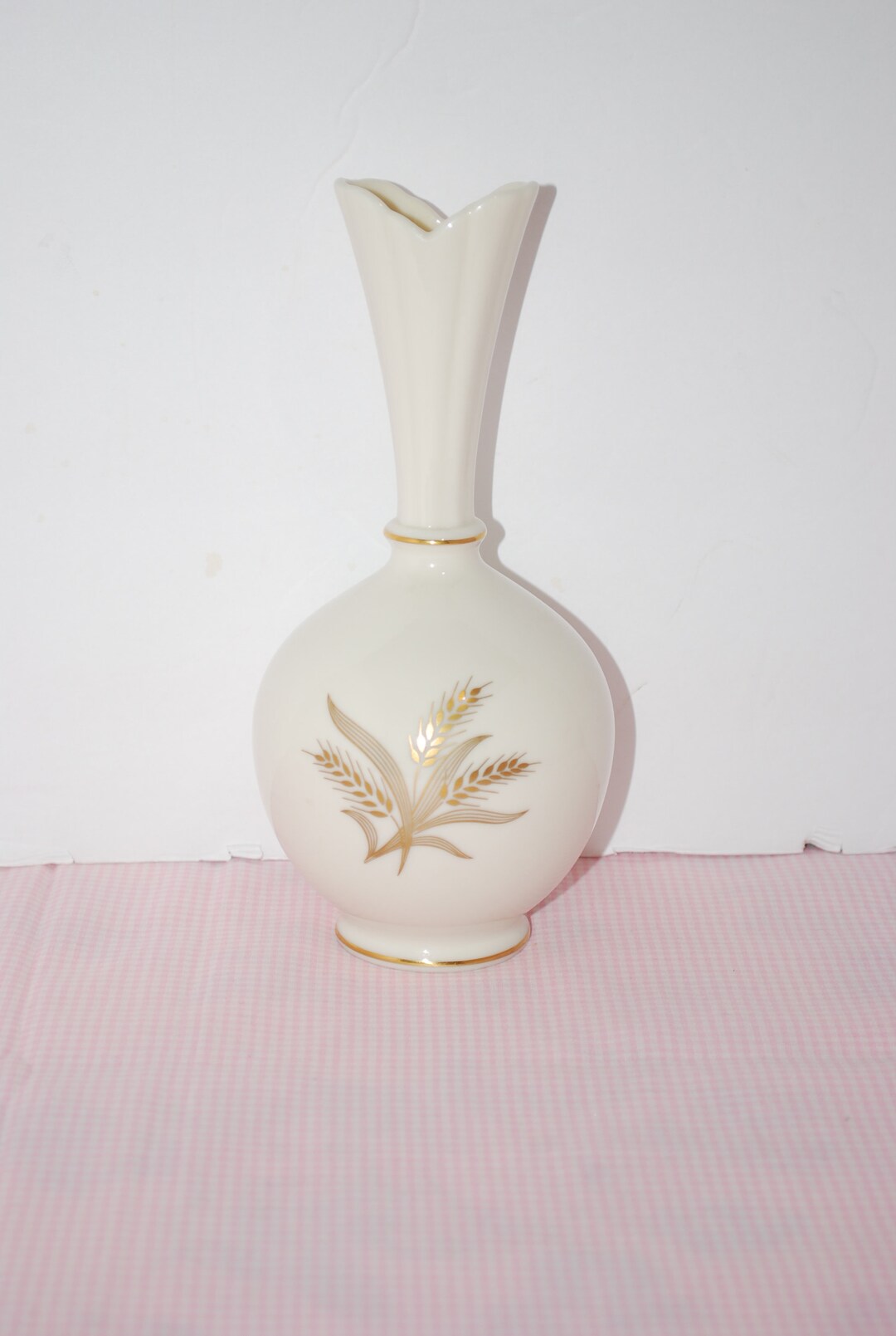 Vintage Lenox Bud Vase Blue Hallmark Etsy