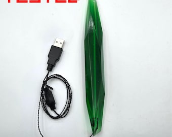 LIGHT UP Krypton Knowledge Crystal - Inspired by Superman The Movie