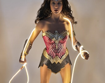 Wonder Woman LED Lasso for 1/6 Action Figures - Max Size