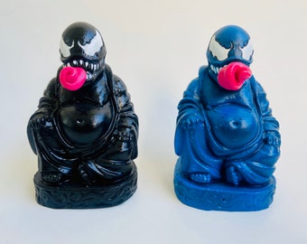 Venom  Amusing Villain Buddha Sculpture