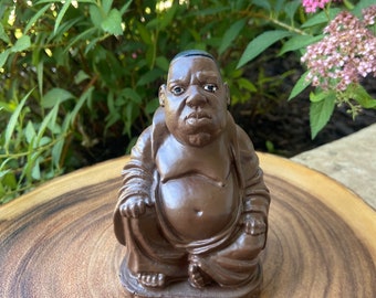 Biggie Smalls Amusing Buddha Sculpture  Christopher Wallace