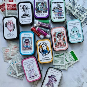 Pocket First Aid kits - mini purse first aid tin kit
