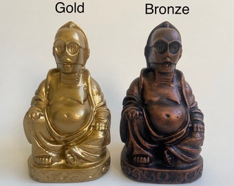 C-3PO Amusing Buddha Sculpture